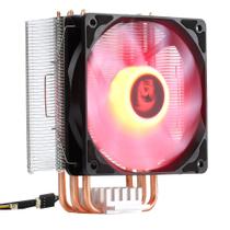 Cooler Processador Redragon Buri 120mm LED Vermelho - CC-1055R