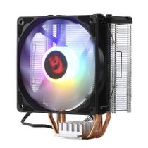 Cooler Processador Redragon Sif Cc-1052 Led Rainbow - Preto