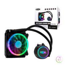 Cooler Refrigerado à Água para Processador - WATER COOLER DEX DX-121A - LED RGB