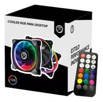 COOLER RGB PARA DESKTOP 3un 120MM Brasil PC COOLER RGB PARA DESKTOP 3un 120MM Brasil PC