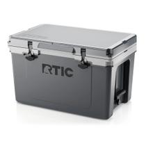 Cooler RTIC Ultra-Light 52 litros, refrigerador rígido, cinza escuro