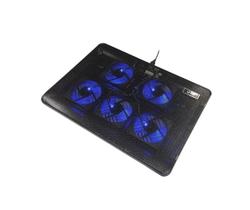 Cooler Suporte Base Notebook Gamer Led Usb 5 Fan Regulável