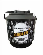 Cooler Térmico 30 Latas Para Bebidas Adesivado Black Cerveja - Marilia De Oliveira