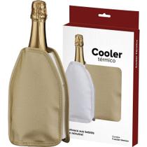 Cooler Térmico Bolsa Térmica Vinho Espumante Dourado