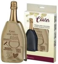 Cooler Térmico Dourado Frase Quem Bebe Vinho Espumante 131 Cooler Térmico Dourado Frase Quem Bebe Vinho Espumante 131