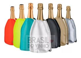 Cooler Térmico para Garrafa de Espumante Champagne Bolsa Gel