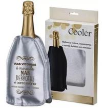 Cooler Térmico Prata Frase Vitórias Bolsa Vinho Espumante 08