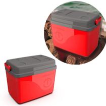 Cooler Térmico Unitermi Caixa Floripa Com Alça de 15 Litros com Capacidade para 22 Latas - Vermelha