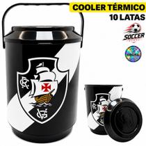 Cooler Térmico Vasco Oficial 6L Porta 10 Latas Cerveja Bebida Gelada Original Presente Time Cooler Térmico Vasco Oficial 6L Porta 10 Latas Cerveja Bebida Gelada Original Presente Time
