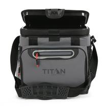 Cooler Titan da Arctic Zone Deep Freeze 16 latas de pele de tubarão cinza
