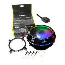 Cooler Universal Intel E Amd Gamer 120mm Led Rgb Color Dex Dx-7001