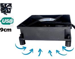 Cooler Ventoinha Usb Para Resfriamento 9Cm Cooler Ventoinha Usb Para Resfriamento 9Cm