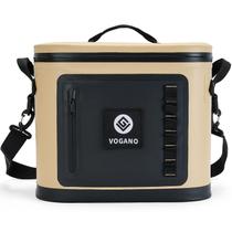 Cooler Vogano Soft Cooler, à prova de vazamentos, 28 latas, cáqui