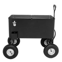 Cooler Wagon VINGLI, caixa de gelo rolante de 80 litros, capacidade de 80 litros Cooler Wagon VINGLI, caixa de gelo rolante de 80 litros, capacidade de 80 litros