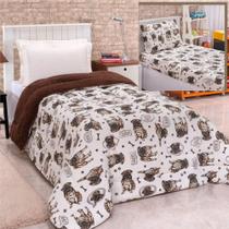 Coordenado Coberdrom Edredom E Lençol Solteiro 3 Peças Bege Coordenado Coberdrom Edredom E Lençol Solteiro 3 Peças Bege