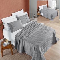 Coordenado Cobre Leito E Lençol Divino King 7 Pçs - Grafite - 100% Poliéster Coordenado Cobre Leito E Lençol Divino King 7 Pçs - Grafite - 100% Poliéster