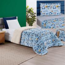 Coordenado Edredom E Lençol Diverkids Solteiro 4 Peças Game Coordenado Edredom E Lençol Diverkids Solteiro 4 Peças Game