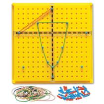 Coordinate Pegboard hand2mind XY com elásticos para Classro