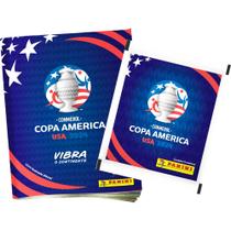 Copa América USA 2024 Album Vazio Capa Mole + 60 Figurinhas