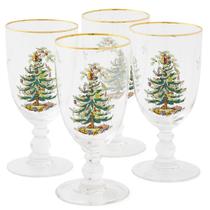 Copa de Pedestal Spode Christmas Tree Dorado 473 mL (Juego de 4) Copa de Pedestal Spode Christmas Tree Dorado 473 mL (Juego de 4)