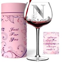 Copa de Vino Personalizada Gumry con Monograma Letra N 470 ml Copa de Vino Personalizada Gumry con Monograma Letra N 470 ml