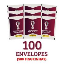 Copa Do Mundo 2022 - Kit Com 100 Envelopes Figurinhas Panini