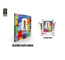 Copa Do Mundo 2026 - Álbum Capa Dura + Kit 12 Envelopes - FIFA WORLD CUP 2026