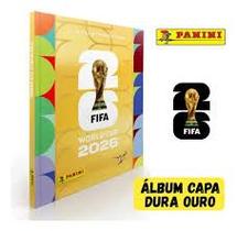 Copa do Mundo 2026 Álbum de Figurinhas Capa Dura Ouro FIFA WORLD CUP 2026