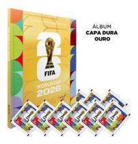 Copa Do Mundo 2026 Album Ouro Dourado Mais 50 Envelopes Fifa World Cup, Panini Copa Do Mundo 2026 Album Ouro Dourado Mais 50 Envelopes Fifa World Cup, Panini