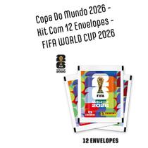 Copa Do Mundo 2026 - Kit Com 12 Envelopes (84 Figurinhas) - FIFA WORLD CUP 2026 Copa Do Mundo 2026 - Kit Com 12 Envelopes (84 Figurinhas) - FIFA WORLD CUP 2026