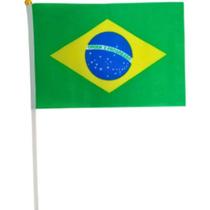 Copa Do Mundo Bandeira Brasil Hast.mao 14x21 Pct.c/12 Copa Do Mundo Bandeira Brasil Hast.mao 14x21 Pct.c/12