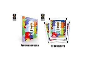 Copa do mundo da fifa 2026 - álbum brochura + 12 envelopes Copa do mundo da fifa 2026 - álbum brochura + 12 envelopes