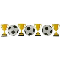 Copa Do Mundo Decor. Faixa Trofeu/bola C/cor Copa Do Mundo Decor. Faixa Trofeu/bola C/cor