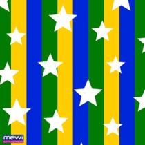 Copa do Mundo TNT Estampado 1,40M Brasil EST RL-10MTS Copa do Mundo TNT Estampado 1,40M Brasil EST RL-10MTS