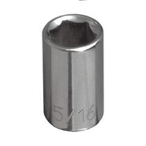 Copa estándar de 3/8 pulgadas de 6 puntos Klein Tools 65606 con entrada de 1/4 de pulgada Copa estándar de 3/8 pulgadas de 6 puntos Klein Tools 65606 con entrada de 1/4 de pulgada