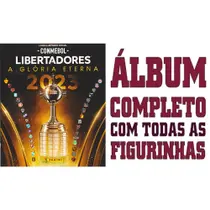 Copa Libertadores 2023 Álbum + Jogo Completo 557 Figurinhas Copa Libertadores 2023 Álbum + Jogo Completo 557 Figurinhas