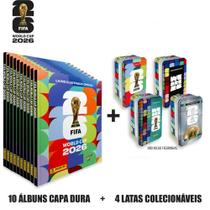 Copa Panini 2026 álbum Capa Dura Fifa WORLD CUP Pacote com 10 Copa Panini 2026 álbum Capa Dura Fifa WORLD CUP Pacote com 10