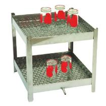 Copeira Dupla Inox Dois Andares Fritomaq 40x40