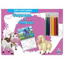 Copie e pinte animais: vaquinha e ovelha