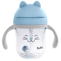 Copinho Baby Alça removível Canudo de Gato Azul á partir de 12 meses - Buba