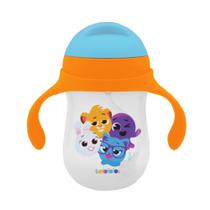 Copinho Com Alça Bolofofos Laranja 360Ml - Zoop Baby