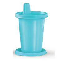 Copinho com bico baby azul liso da tupperware