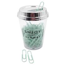 Copinho de Clips com Tampa Imantada Bee Unique Coleção Mojito Verde - SL-190083