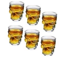 Copinho De Tequila De Caveira Jogo C/ 6 Unidades Lyor