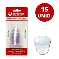 Copinhos Para Medicamento Inalador Pulmosonic Soniclear 15Un