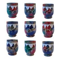 Copinhos Pedra Sabão Artesanais 9 Pçs P/ Dose Cachaça 50 ml