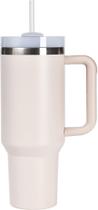 Copo 1200ml com tampa e alça - aço inoxidável caneca para bebidas quentes e frias(1,2l rosa poeira) Copo 1200ml com tampa e alça - aço inoxidável caneca para bebidas quentes e frias(1,2l rosa poeira)