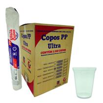 Copo 180Ml Descartavel Pp Reforçado Caixa Com 2500 Copos