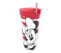 Copo 2 em 1 De Plástico 540ml Com Compartimento E Canudo-Plasútil Copo 2 em 1 De Plástico 540ml Com Compartimento E Canudo-Plasútil