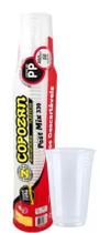 Copo 300/330ml copozan post mix pp tr liso - pacote com 50 unidades